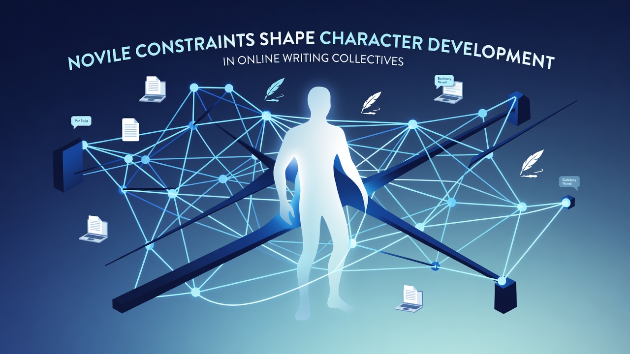 Novile Constraints Shape Character Development in Online Writing Collectives